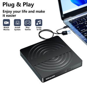 Reproductor de grabadora de CD/<span class=keywords><strong>DVD</strong></span>/VCD multifunción de alta calidad usb3.0/tipo-c Plug and play de una línea de doble uso 1920*1080 - Product Image 3