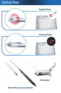 Remoção de Hemorroidas com Ablação de Tecidos Moles 980 1470nm, Tratamento Cirúrgico de Hemorroidas, Máquina EVLA EVLT para Veias Varicosas - Product Image 4