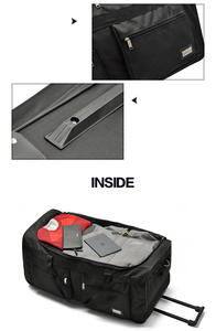 Listo para enviar 32 "40" Equipaje Trolley Travel 120L -200L Boston Carry Caster Bag Plegable Bolsa de viaje de negocios de gran capacidad - Product Image 5