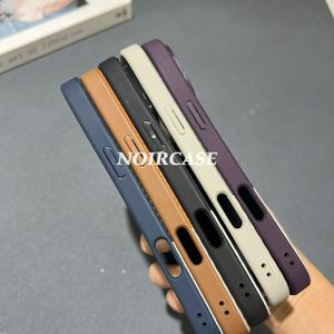 <span class=keywords><strong>Funda</strong></span> de Cuero de Lujo con Logotipo Personalizado para <span class=keywords><strong>iPhone</strong></span> 17 16 15 Pro Max Plus, Carga Inalámbrica Magnética - Product Image 2