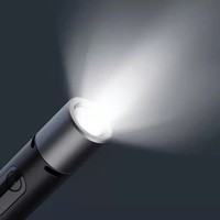 Lampe Torche Tactique LED Haute Puissance Étanche avec Briquet à Arc Électrique, Marteau d'Autodéfense et Design Moderne pour la Chasse et la Sécurité