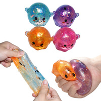 Jouet anti-stress en caoutchouc en forme de fantôme effrayant pour Halloween, en maltose souple, pour jeunes (15-35 ans), rebondissant et soulageant le stress