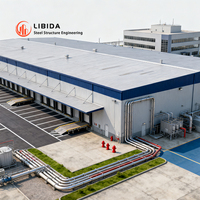 Entrepôt préfabriqué de structure métallique d'usine en acier standard CE Entrepôt préfabriqué de construction en métal