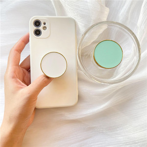 INS Custom Design Folding Mobile Phone Grip Solid Color Poppings Rotating Phone Holder Socket IPhone17 16 15pro max plus xr xs - Product Image 4