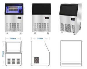 <span class=keywords><strong>Recrutement</strong></span> d'agents mondiaux Bicemoon 45kg/24h Cube Machine à glaçons commerciale automatique à refroidissement rapide à vendre - Product Image 6
