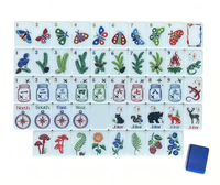Luxuriöse US-Mahjong-Steine aus Acryl, faltbar und wasserabweisend, für Casino-Glücksspiel, Poker, Freizeit und Unterhaltung – Großhandel