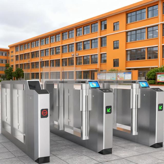 High Speed Gate Turnstile with Face Recognition & QR Code for Subway & Tourist Attractions & School, Customized Turnstile