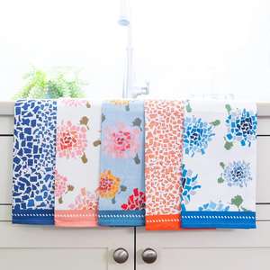 Custom Digital Printed Flour Sack <b>Cloth</b> 100% Cotton Linen Square Kitchen Dish Tea Towel Woven High Absorbency Quick-Dry - Product Image 1