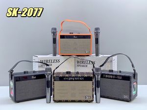 El Mejor Micrófono inalámbrico con pantalla de letras de 60W <span class=keywords><strong>para</strong></span> <span class=keywords><strong>Karaoke</strong></span>, altavoz estéreo portátil inalámbrico con diente azul con micrófono, graves más fuertes - Product Image 5