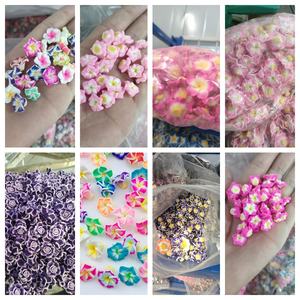 <span class=keywords><strong>Flor</strong></span> de arcilla polimérica de 15MM con agujero para hacer joyas, collar, pendiente, decoración DIY, funda de teléfono para decoración de <span class=keywords><strong>uñas</strong></span> - Product Image 3