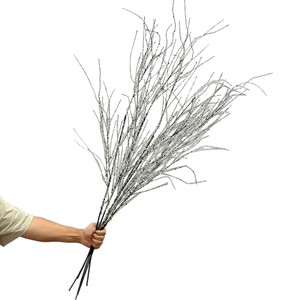 Ramas de sauce artificial Meng Jie, sauce Yunlong, ramas de nieve de 4 puntas para arreglos florales y decoración del hogar - Product Image 5