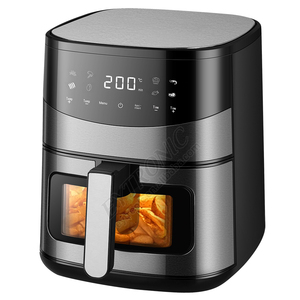 Freidora de Aire Digital Inteligente de 6.5L, Sin Aceite, con Revestimiento Antiadherente, Apta para Lavavajillas, de Acero Inoxidable, con Doble Cesta - Product Image 5