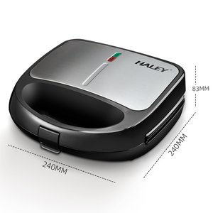 Haley Personal Mini Gaufrier électrique Gaufrier ménager pour Quesadilla Waffle Eis Hash Browns French Toast Grilled Cheese - Product Image 6