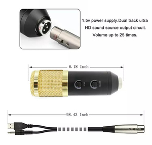 Recordio All in One Podcast Equipment Bundle Interfaces <span class=keywords><strong>de</strong></span> audio Micrófono <span class=keywords><strong>de</strong></span> condensador <span class=keywords><strong>DJ</strong></span> Auriculares Monitor Altavoz Podcast Tarjetas <span class=keywords><strong>de</strong></span> <span class=keywords><strong>sonido</strong></span> - Product Image 4