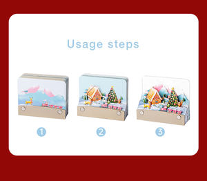 Bloc-notes 3D découpé au laser avec logo personnalisé, design 2026, bloc-notes artistique 3D avec couverture rigide pour cadeaux - Product Image 4