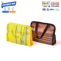 Organisateur de cosmétiques portable moderne léger et étanche avec fermeture éclair pour sac, hôtel, gym, voyage, piscine, douche, cadeaux
