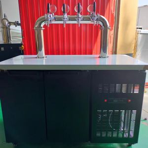 Vente en gros de machine à bière pression portable à 4 robinets en acier inoxydable avec refroidissement par air et par eau pour les pubs - Product Image 5