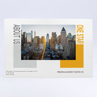 Carpeta de Archivos Plegable de Papel Manila A4 con Impresión Personalizada, Dos Bolsillos, Colores Personalizados e Impresión CMYK