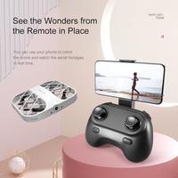 Mini drone RC 4K 8K HD pour débutants, jouet avion pour enfants, quadricoptère à moteur brushless, transmission 50m, cadeau de Noël