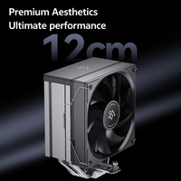SNOWMAN Nouveau refroidisseur de processeur à 4 caloducs, ventilateur silencieux PWM, radiateur de processeur pour PC de jeu, compatible avec Intel LGA1851 1700 1200 1366 2011 AMD AM5 AM4