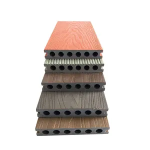 Farbe anpassbar Hochwertiger Deck-Co-Extrusions-WPC-Decking-Holz kunststoff