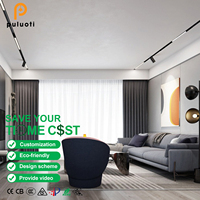Profil de rail magnétique LED COB DC48V en alliage d'aluminium durable Ra95, dimmable, pour usage domestique et commercial, application de décoration