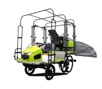 Machine de plantation de riz rangées de transplanteuse de riz agricole 2ZPY-13D à commande automatique en option