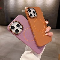 Vente en gros Tendance Transparent Clair TPU Cellule Magnétique Mobile I Phone Retour Cas Accessoires Couverture pour Iphone 17 Pro Max 16 15 14 13