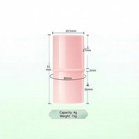 Tubes cosmétiques en plastique vides, tubes à presser pour baume, stick de blush, écran solaire, déodorant, avec bouchon à vis, logo personnalisé, PP, OEM, ODM, impression sérigraphique
