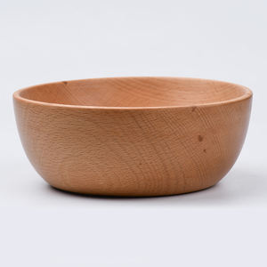 Assiettes et bols en bois imprimés rustiques personnalisés écologiques et faits à la main à bas prix avec cuillères pour fournitures de buffet de cuisine à salade - Product Image 5