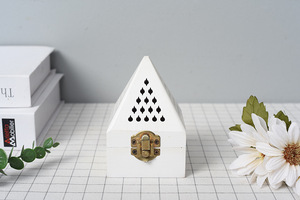 กล่องไม้ปักธูปไม้แบบเจาะด้วยมือ - Product Image 5