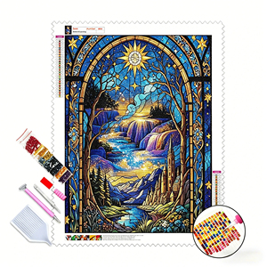 All'ingrosso paesaggio personalizzato <span class=keywords><strong>5D</strong></span> <span class=keywords><strong>Diamond</strong></span> <span class=keywords><strong>Painting</strong></span> Kit, nuovo popolare di diamanti DIY cristallo di arte per la decorazione della parete dipinti - Product Image 1
