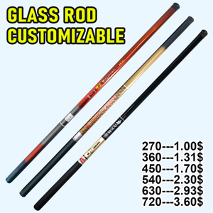 Début 0.51usd vente en gros de cannes à pêche bon marché ébauches télescopiques <span class=keywords><strong>canne</strong></span> à pêche de construction personnalisée en fibre de verre - Product Image 5