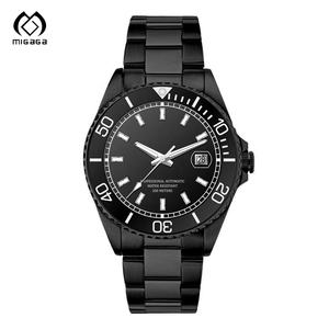 Proveedor de relojes OEM Acero inoxidable 100M Resistente al agua con diseños personalizados Reloj automático para hombre - Product Image 5
