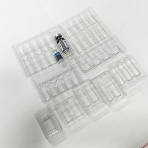 Bandeja de Plástico Impermeable <span class=keywords><strong>HXM</strong></span> para 10 Frascos Cosméticos de 2 ml con Forma Personalizada y Recubrimiento UV Mate/Brillante - Product Image 1