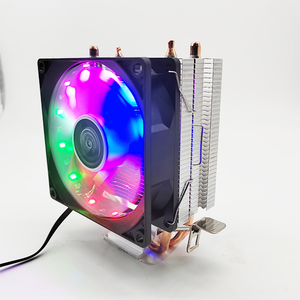Enfriador de <span class=keywords><strong>CPU</strong></span> RGB, ventilador PWM de 90mm con refrigeración de tubo de disipador de calor para escritorio LGA 1155 1150 1151 AM4 AM5 2011 FM2, plataforma Universal - Product Image 3