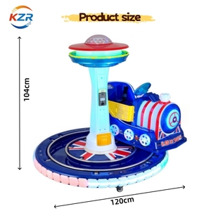 New Model Children's Coin-operated Mobile Scanning Rocking Car <b>Single</b>-person Track Vehicle Machine Kzr590 Coin Operated Engages - Product Image 5