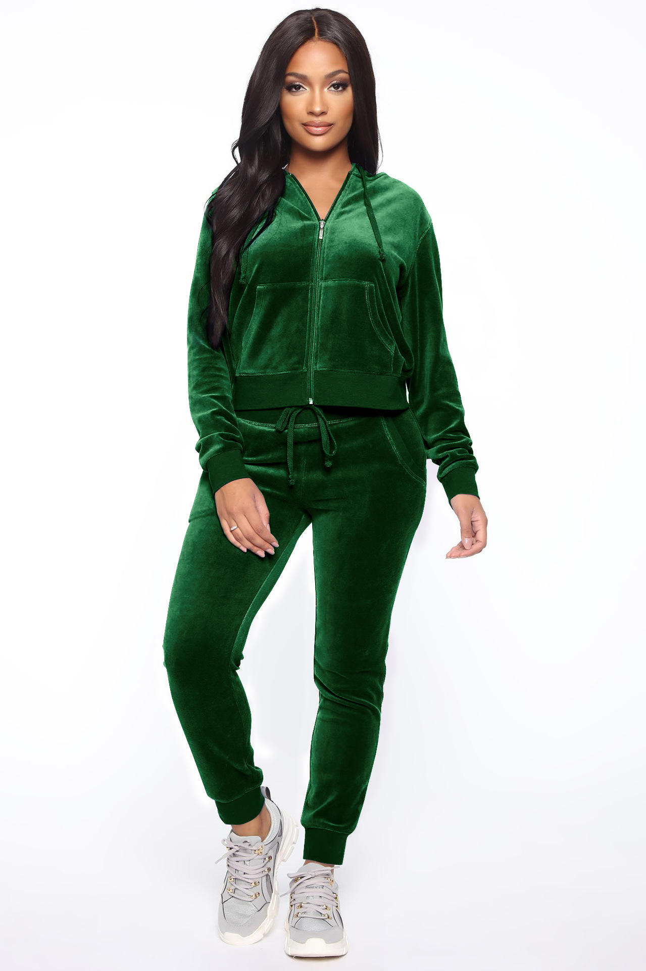 Velvet Tracksuit Ladies Green Tracksuit Shop Our Velvet Tracksuit