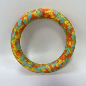 ของเล่นเคี้ยวรูปวงแหวนสำหรับสุนัข ปี 2025 ผลิตจากวัสดุ EVA เป็นมิตรกับสิ่งแวดล้อม รสไก่ ลายพราง มีหลายสีให้เลือกสำหรับเทศกาล - Product Image 2
