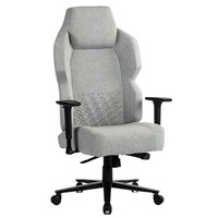 Chaise de jeu ergonomique de haute qualité tissu respirant confortable bureau à domicile PC chaise d'ordinateur Massage à hauteur de dossier haut