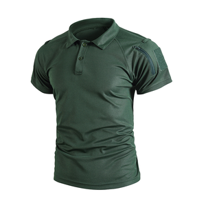 เสื้อโปโลแขนสั้น DF628 โพลีเอสเตอร์ แห้งเร็ว ปกคอปกธรรมดา คุณภาพสูง ปี 2023 เสื้อโปโลผู้ชายสำหรับกิจกรรมกลางแจ้ง - Product Image 2