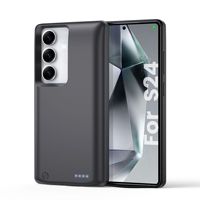 Haute capacité 10000 Mah chargeur de batterie Clip arrière coque de téléphone pour Samsung Galaxy S22 S23 S24 S25 Plus S24 Ultra Power Bank Case