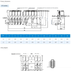 经济型多销阀组，VT系列，降低布线成本，用于工厂自动化 - Product Image 6