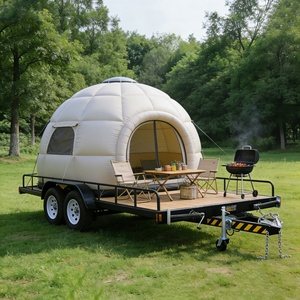 Remorque utilitaire à double essieu en acier robuste Q235, capacité de charge maximale de 10 000 lb, châssis de remorque pour transport de voitures DIY, constructions personnalisées - Product Image 6