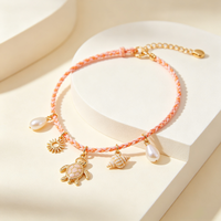 Collier Pendentif Minimaliste en Acier Inoxydable Plaqué Or 18K de Haute Qualité, Tressé à la Main avec Cordon Coloré et Maillons Diamantés, Vente Chaude pour Femmes