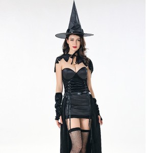 Disfraz de Cosplay de vampiro de Halloween para mujer, vestido de fiesta elegante inspirado en películas y TV para adultos - Product Image 4