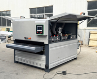 Machine automatique de ponçage et de polissage du bois, 630 mm 1000 mm, polisseuse CNC automatique à brosse pour portes en bois