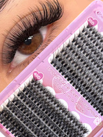 606 Cils en Grappe Mixtes 30D 40D 60D 80D 100D Naturels Denses Bouclés Individuels Faux Cils DIY Auto-Greffe Vente en Gros