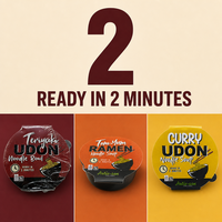 Mie Udon Tebal Berbahan Dasar Nabati Dengan Bumbu, Diproduksi Sesuai Standar Produksi Halal, Mie Instan Halal