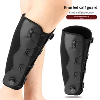 Support de jambe de pression à bouton réglable Nouveau manchon de compression de sport en acier au mollet